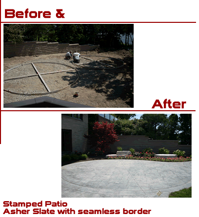 Stamped Patio